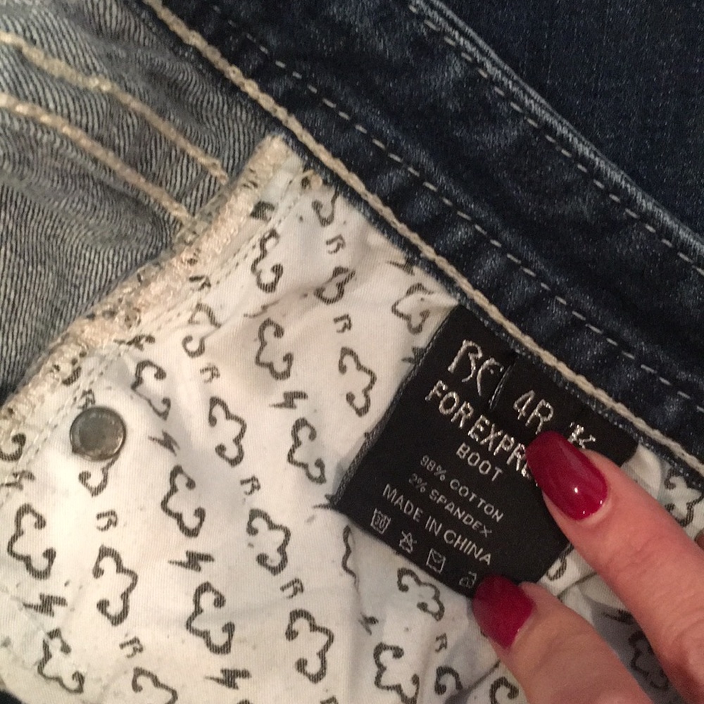❤️ EXPRESS Rerock Bootcut Jeans - Picture 4 of 4